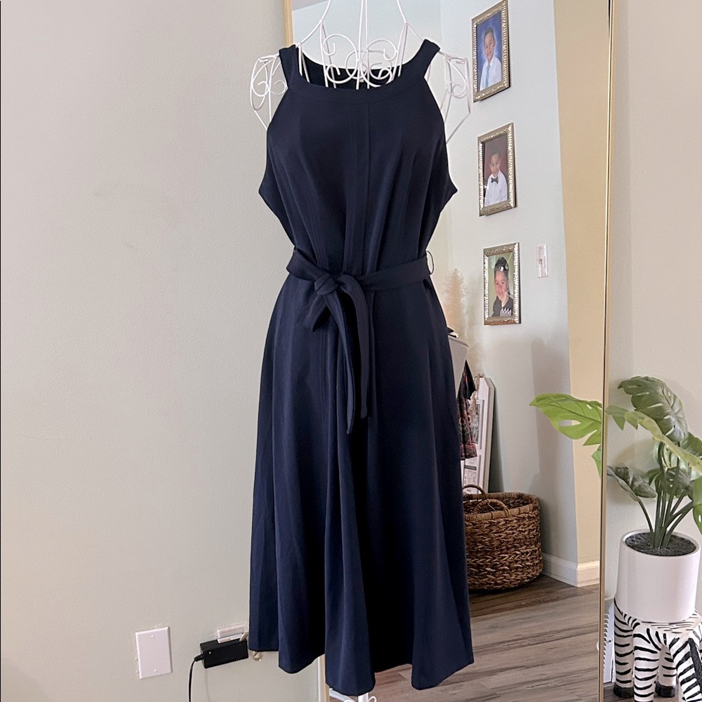 Tommy Hilfiger Dark Blue Midi Dress